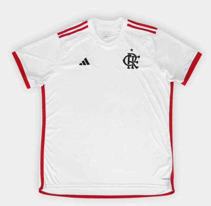 Camisa Flamengo II 24/25 s/n° Torcedor Adidas Masculina - Branco