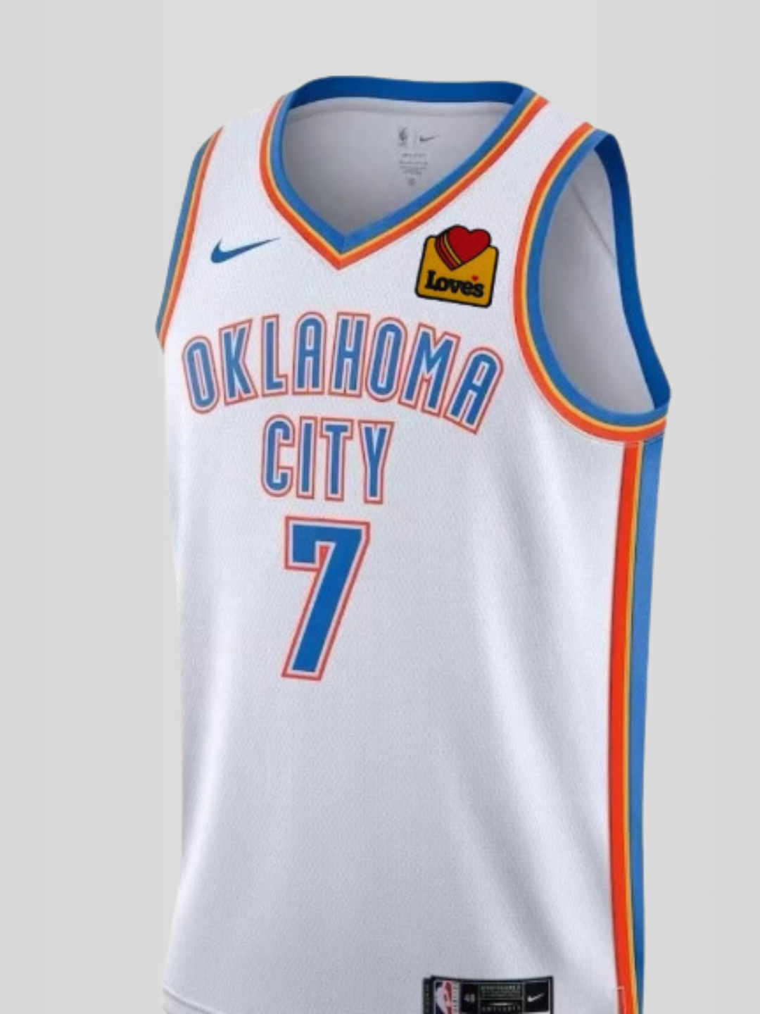 Regata NBA Oklahoma City - Branca