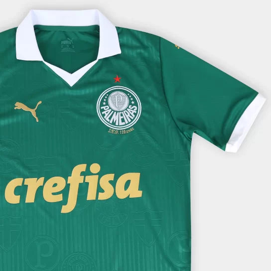 Camisa Palmeiras I 24/25 sn° Torcedor Puma Masculina - Verde