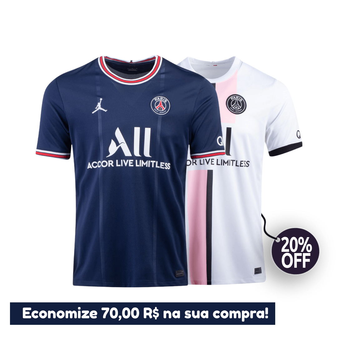 Kit PSG I & II 21/22 - Masculina - Outlet Esportes