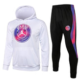 Kit PSG Branco - Casaco Moletom e Calça - Masculino - Outlet Esportes