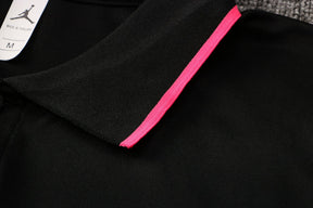 Camisa PSG Polo - Preto/Rosa - Masculina - Outlet Esportes